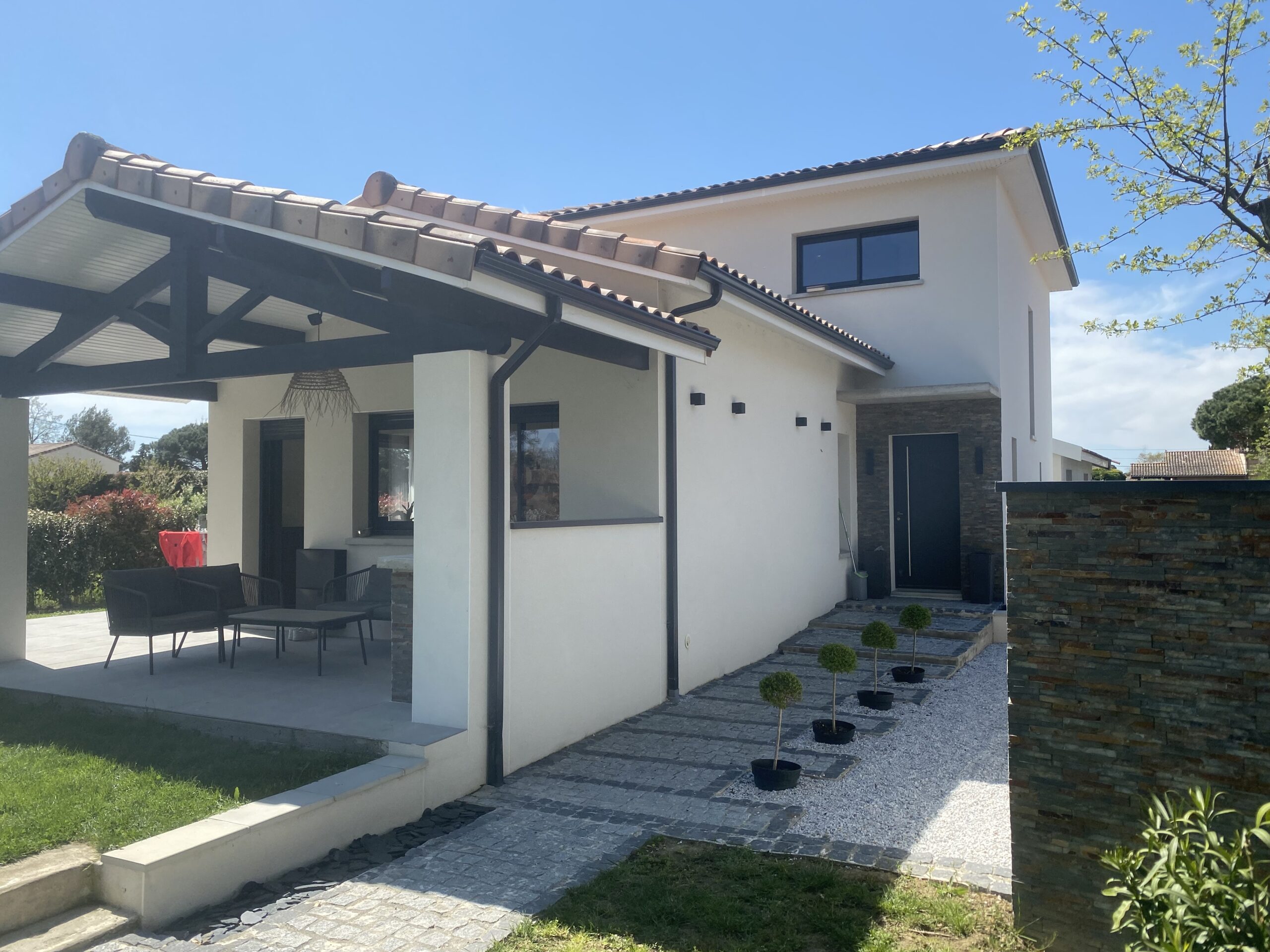 Pergola aluminium bois